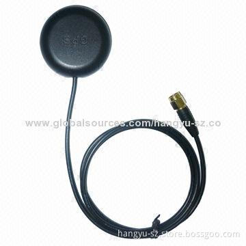 GPS Active Antenna, SMA-M Connector, <1.5dB Noise and 1.5:1 VSWR